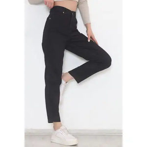 Vestes en jean réversibles sur mesure pour femmes, bleu, hiver, manches longues, coupe ajustée, décontractées, rivets - Product Image 2