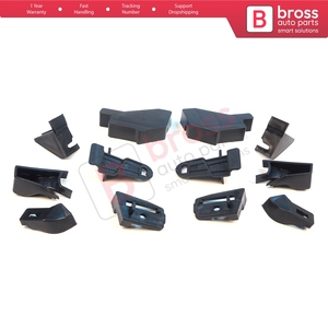 Support de fixation de phare BHL524+BHL525, kit de réparation avec languettes gauche et droite pour Qashqai MK2 J11 2013-2021 260604EH0A 260104EH0A - Product Image 4