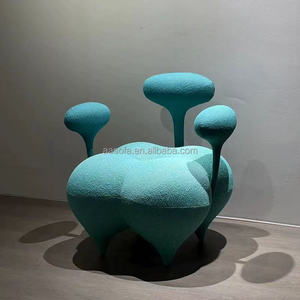 Fauteuil Wingback Green Magic Balloon - Fauteuil de salon confortable en tissu, design moderne et élégant pour la maison, le <span class=keywords><strong>bureau</strong></span>, la chambre, l'appartement - Product Image 1