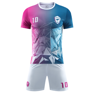 Ensemble de vêtements de football imprimés par sublimation personnalisés Uniformes de football pour entraînement d'équipe Vêtements de sport personnalisés - Product Image 2