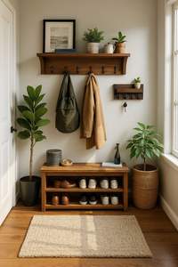 Organisateur en bois à étages moderne pour les clés et la décoration. Disponible aux prix de gros. - Product Image 6