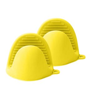 Guante de Horno y Soporte para Ollas de Silicona Mini, Superventas, Estilo Moderno, Duradero, Apto para Lavavajillas, para Uso en Cocina, Herramientas para Hornear Pasteles - Product Image 1