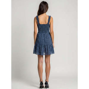 Vestido Mini sin Mangas con Estampado Floral, 100% Algodón, Estilo Gótico, Elegante, para Oficina, con Volantes, Transpirable, Tallas XS-5XL - Product Image 4
