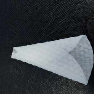 Tela no tejida en relieve ligera altamente absorbente de agua antiestático blanco Spunlace paralelo rayón viscosa poliéster algodón - Product Image 2