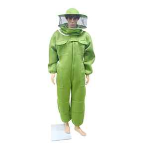 Professional Grade Beekeeper <b>Suits</b> 3D Air Cotton Fabric <b>Full</b> <b>Body</b> Beekeeping Protective Clothing Anti-Static Features - Product Image 2