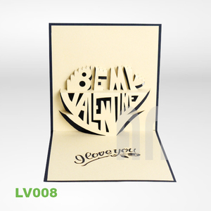 Invitación de Boda 3D Personalizada con Rosa Pop-Up, Caja de Papel Hecha a Mano, Estilo Navidad, Regalo Romántico, Estilo Troquelado - Product Image 4