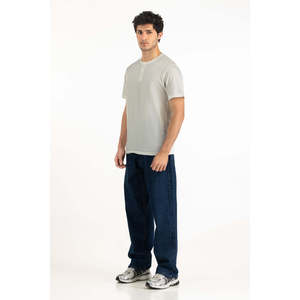 T-shirt de fitness en maille coupe classique 200 grammes avec impression DTG personnalisée, modèle uni MN-TS-SS26-014-A, sérigraphie - Product Image 3