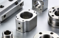 Pièces tournées de haute précision en acier inoxydable et aluminium usinées sur commande par CNC, composants de machines industrielles OEM pour l'usinage