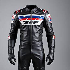 Traje de cuero de motocicleta de dos piezas de alta calidad para hombres | Equipo de equitación de calle aprobado por la CE | Flexible | Suministro directo de fábrica - Product Image 5