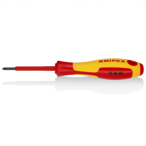 Knipex VDE Burnished Phillips <b>Screwdriver</b> for Cross Recessed Screws - Product Image 2