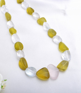 สร้อยคออัญมณีธรรมดาขนาด18นิ้วเป็นจำนวนมากสำหรับเครื่องประดับ - Product Image 3