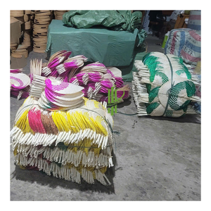 พัดลมฟางไม้ไผ่งานแฮนด์เมดพัดลมทอมือสำหรับฤดูร้อน - Product Image 6