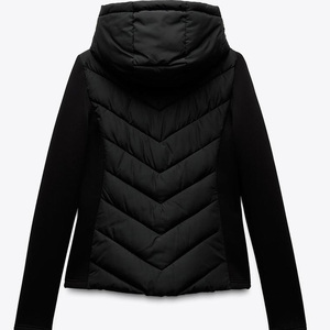 Veste à bulle à capuche coupe ajustée personnalisée pour femmes Vestes bouffantes avec patch privé respirant d'apparence de qualité supérieure Matériau de haute qualité - Product Image 6