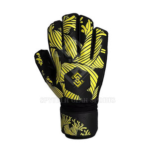 Gants de gardien de but en latex de haute qualité, antidérapants, avec fermeture à boucle et crochet, légers, respirants, unisexes, pour l'entraînement - Product Image 3