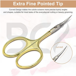 Tijeras para Cutículas 2026 OEM, Producto de Última Generación, Hoja Curva, Mango Redondeado, Punta Fina, para el Cuidado de las Manos - Product Image 2