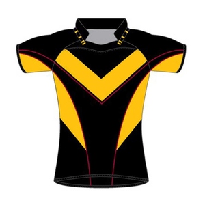 Maillot de rugby personnalisé avec ourlets latéraux fendus, tissu en maille résistant à la déchirure pour les aisselles et possibilités d'impression d'équipe aux couleurs vives - Product Image 6