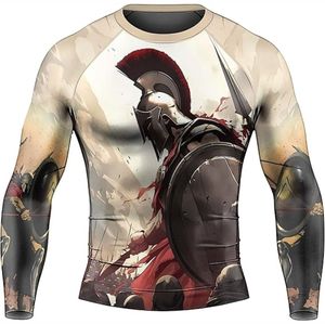 Logotipo personalizado Rash Guard hombres sublimación impresa Spandex Rash Guard gimnasio surf buceo Rashguard camisas de compresión - Product Image 1