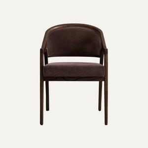 Silla de Comedor Aria Curve, Minimalista, Contemporánea, de Cuero PU, Estilo Rústico, para Oficina en Casa, Sala de Estar y Cafetería - Product Image 2