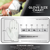 Guante de golf de cuero para diestros para hombres, marcador de bola magnético, guante blanco reemplazable transpirable, piel de oveja