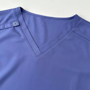 Conjuntos de Uniformes Médicos Unisex Cómodos, Tela de Sarga Resistente, Uniforme de Enfermería, Conjunto de Uniforme Médico de Manga Corta, Color Personalizado - Product Image 2