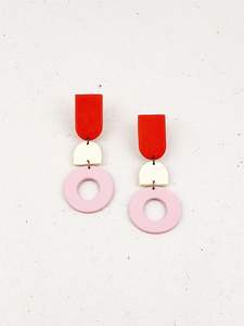 Handmade Resin Dangle <b>Earrings</b> for Women - Product Image 4