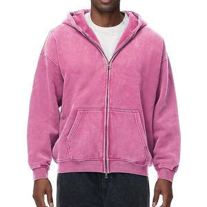 เสื้อมีฮู้ดฟอกสีกรดของผู้ชาย2025เสื้อมีฮู้ดเสื้อผ้าแนวสตรีทเสื้อผ้าออกกำลังกายแบบพรีเมียมเสื้อผ้าแฟชั่นในเมือง - Product Image 3