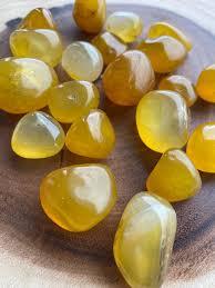 Tumble de ónix miel, Tumble de ónix amarillo perforado, Tumble de ónix amarillo cristal - Product Image 6