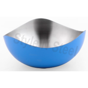 Bol de service en acier inoxydable, design extérieur pour hôtels, mariages et cuisines, pour fruits - Product Image 2