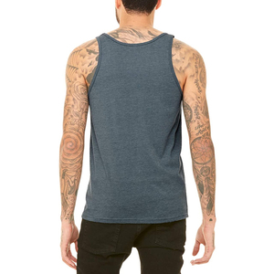 50 poly 25% combed <b>ringspun</b> cotton 25% rayon mens tank top cotton unisex men women gym singlet tank tops - Product Image 3