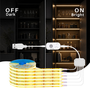 Kit Lampu LED COB USB 5V Langsung dari Pabrik, Kotak Sambungan 6 Arah Tahan Air, Dapat Diredupkan, CRI Tinggi 95 untuk Penerangan Lemari - Product Image 1