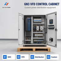 Armoire de commande VFD électrique complète personnalisée GN3 avec tableau de distribution et boîtier de distribution