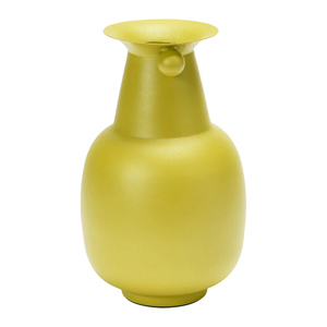 Vase en céramique vert mat moderne avec poignée, vase à fleurs minimaliste pour la maison, l'hôtel, la table de restaurant, vente en gros - Product Image 5