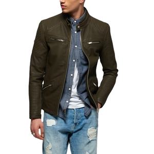 Men's Modern Fit Soft Comfortable <b>Real</b> <b>Leather</b> Waterproof Quilted <b>Jacket</b> for Everyday Use in Winter 2026 - Product Image 2