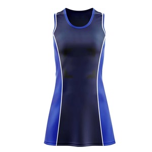 Uniformes de Netball Sublimados OEM, Uniformes de Netball Personalizados para Equipos, Jersey de Netball con Cuello en V, Uniforme de Netball Personalizado al por Mayor - Product Image 1