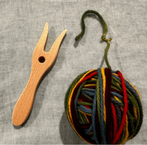 Mango madera Lucet tejer tenedor moderno madera Lucet tejer tenedor mejor calidad precio barato - Product Image 6