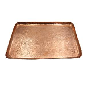 Plateau rond en cuivre martelé, qualité supérieure, plateau de designer, taille personnalisée, vente en gros, nouveau plateau de service en cuivre - Product Image 3