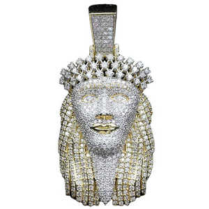 Hommes populaires Hip Hop 925 argent Sterling Moissanite diamant pendentif Pass diamant testeur haute personnalisé mode bijoux accessoire - Product Image 2
