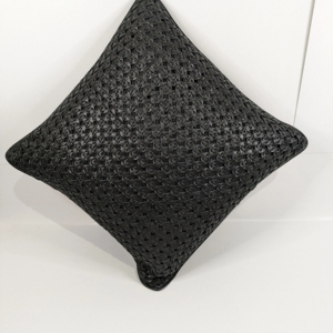 High Quality Pure Leather <b>Sofa</b> <b>Pillow</b> Cases Home Decoration Checked Velvet <b>Pillow</b> Cushion Cover Manufactory Custom Hot Sale Home - Product Image 1