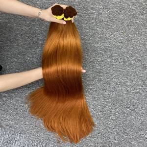 Vente en gros en vrac 100% extensions de cheveux humains vierges vietnamiens meilleure qualité Super soyeux d'un seul donneur - Product Image 2