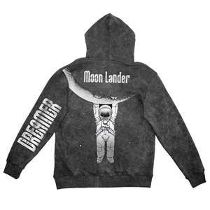 Venta al por mayor de alta calidad francés Terry algodón sudaderas con capucha para hombres niños peso pesado bordado pulóver Vintage desgastado ácido invierno - Product Image 2