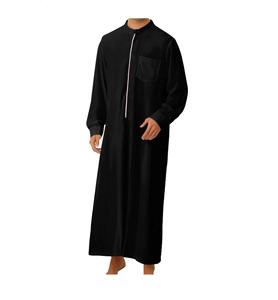 2025 ropa islámica Thobes musulmana transpirable nuevo estilo prendas de vestir exteriores moda personalizada hombres Thobe Jubbah - Product Image 6