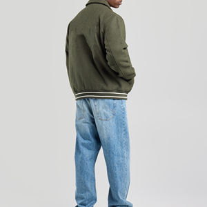 Mens Cheap Price Custom Logo Wool Embroidery <b>Varsity</b> <b>Jacket</b> High Quality <b>Vintage</b> Blank <b>Varsity</b> Design <b>Jackets</b> for Men - Product Image 2