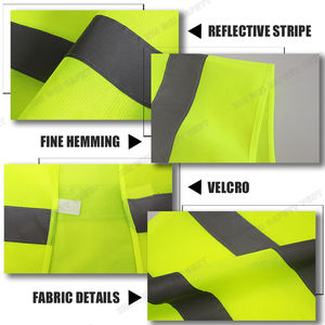 Veste de sécurité réfléchissante de construction extérieure de haute qualité Construction de sécurité personnelle Vêtements réfléchissants de sécurité haute visibilité - Product Image 5