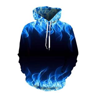 Sudaderas con capucha de lana de otoño con estampado de sublimación de color personalizado a precio barato para hombres de talla grande diseño de bolsillo ecológico - Product Image 3