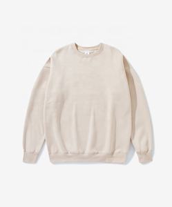 Sudadera con capucha extragrande con logotipo personalizado en blanco y de peso pesado, sudadera lisa de algodón con hombros caídos y cuello redondo para hombre, sudaderas con capucha estampadas unisex - Product Image 4