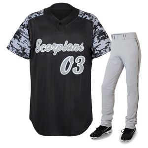 Uniforme de Béisbol Personalizado Nuevo, Uniforme de Béisbol y Softbol Hecho a Medida de Alta Calidad, Uniforme de Béisbol 100% Poliéster - Product Image 5