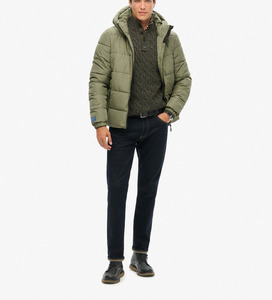 Veste d'hiver bouffante de haute qualité au design personnalisé pour hommes, manteau à capuche à bulles utilitaire chaud pour l'extérieur - Product Image 2
