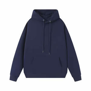 2024 nueva Sudadera con capucha suelta de color sólido popular de algodón 100% de alta calidad Sudadera con capucha de moda para hombres - Product Image 4