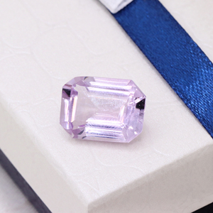 Comprar Piedra Preciosa Natural Amatista Púrpura 10,5 Ct Corte Esmeralda-Colgante de Piedra Preciosa-Joyería Piedra Preciosa Suelta Facetada Grado AAA - Product Image 3