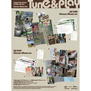 [SET] TUIDE - TUNE & PLAY อัลบั้ม EP ชุดที่ 1 ฉบับโฟโต้บุ๊ค 2 เล่ม + อัลบั้ม WEVERSE 2 เล่ม - Product Image 4